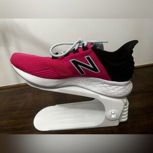 New Balance Fuchsia and Black Athletic Sneakers